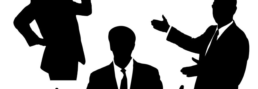 men, silhouette, necktie